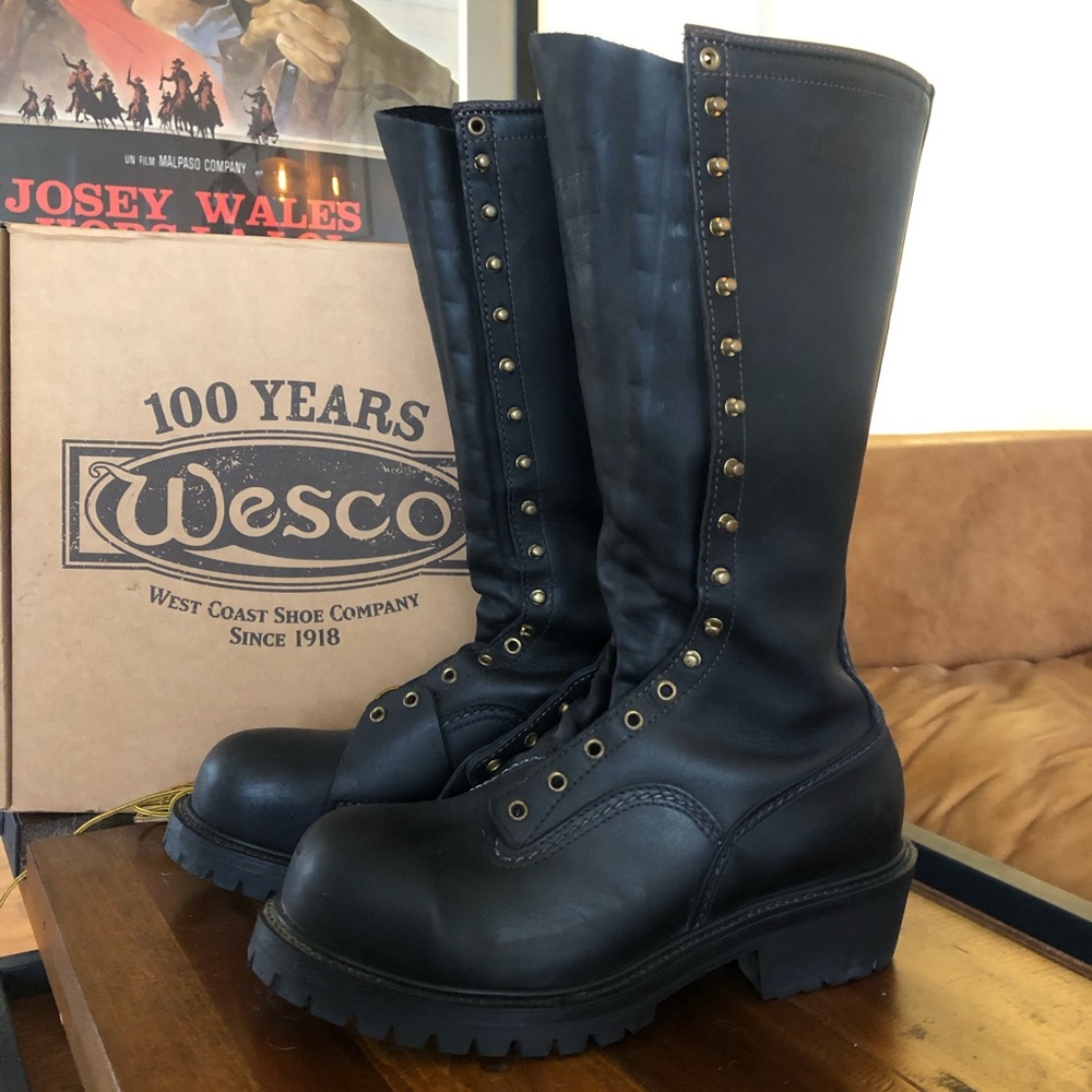 Standard Wesco Voltfoe - 16'' - Black Leather - 11.5 D